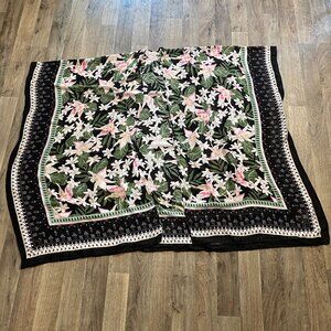 Moss Rose Floral Swim Coverup One Size